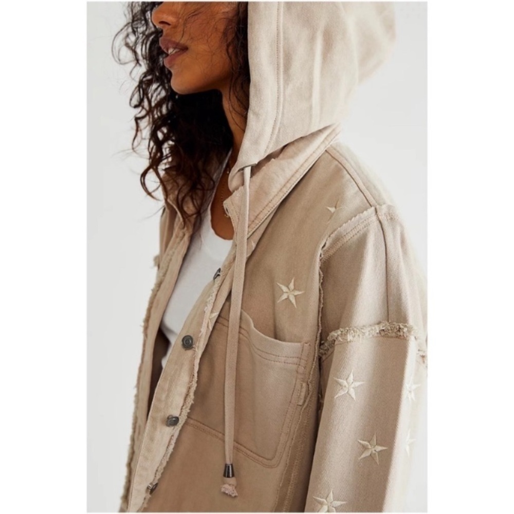 FREE PEOPLE Natural Beyond The Stars Jacket - Picture 2 of 13